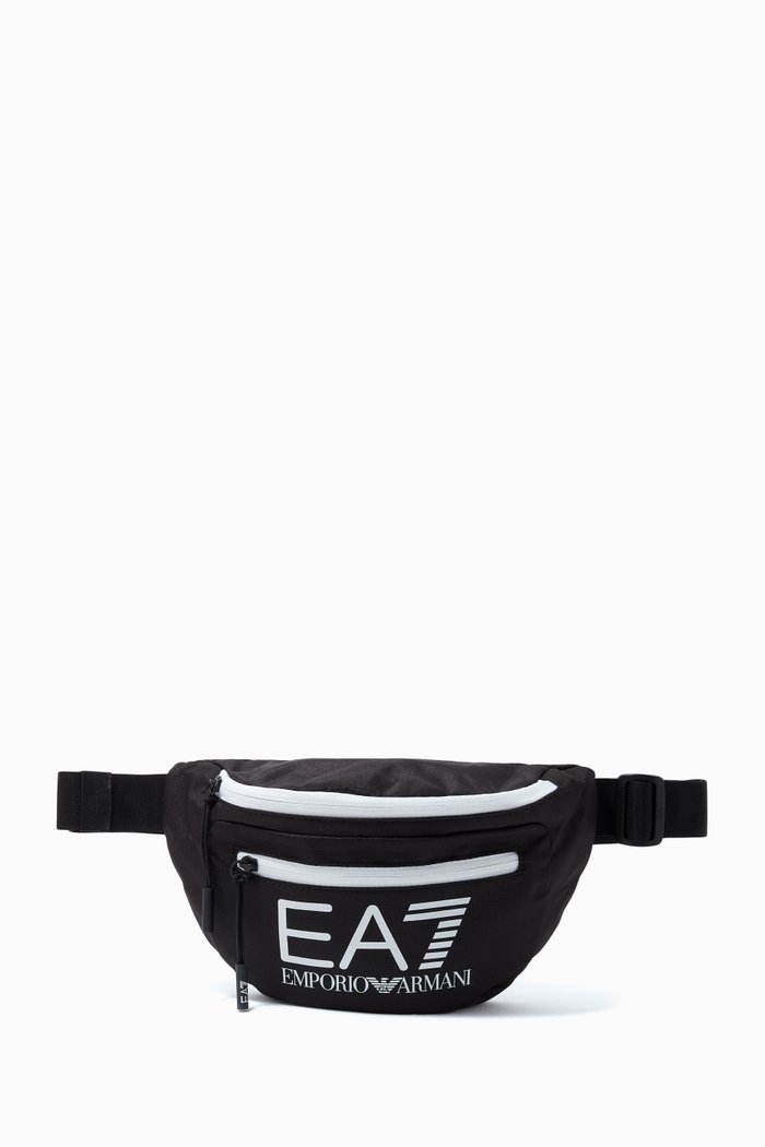 

EA7 Core Sling Bag in Nylon, Black
