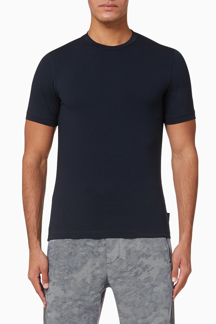 

Stretch Jersey T-shirt, Blue