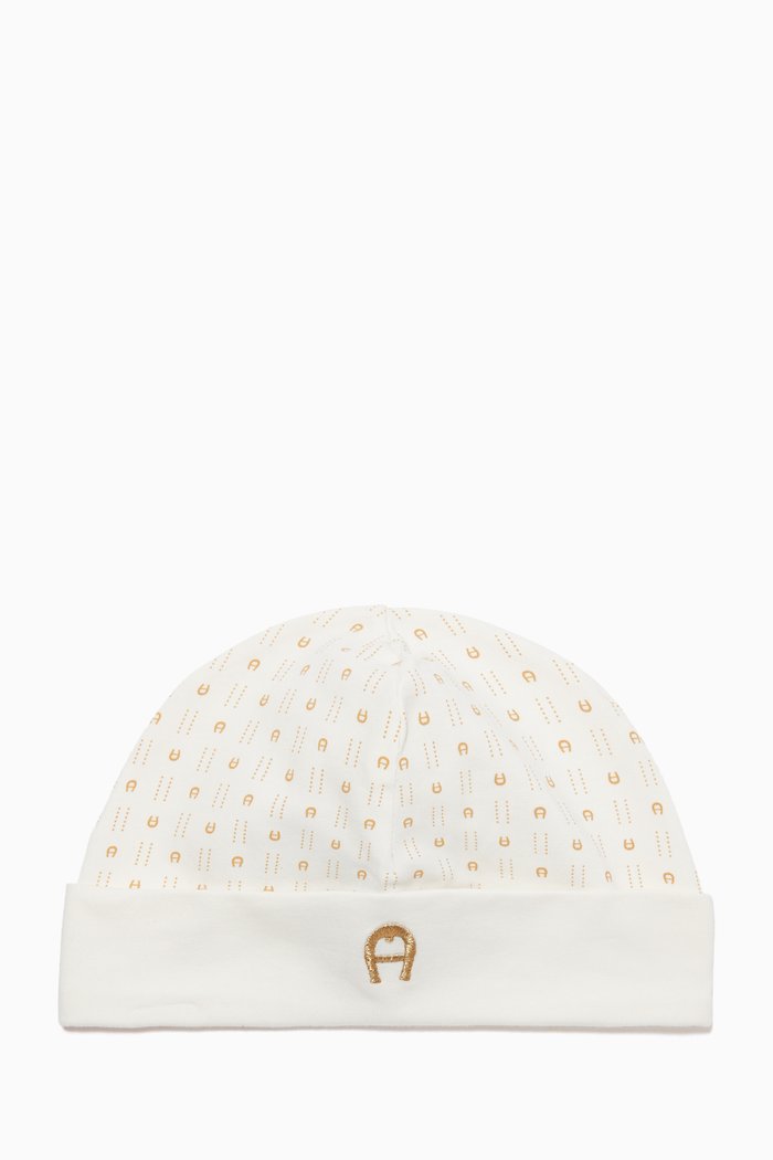 

Logo Pima Cotton Jersey Hat, White
