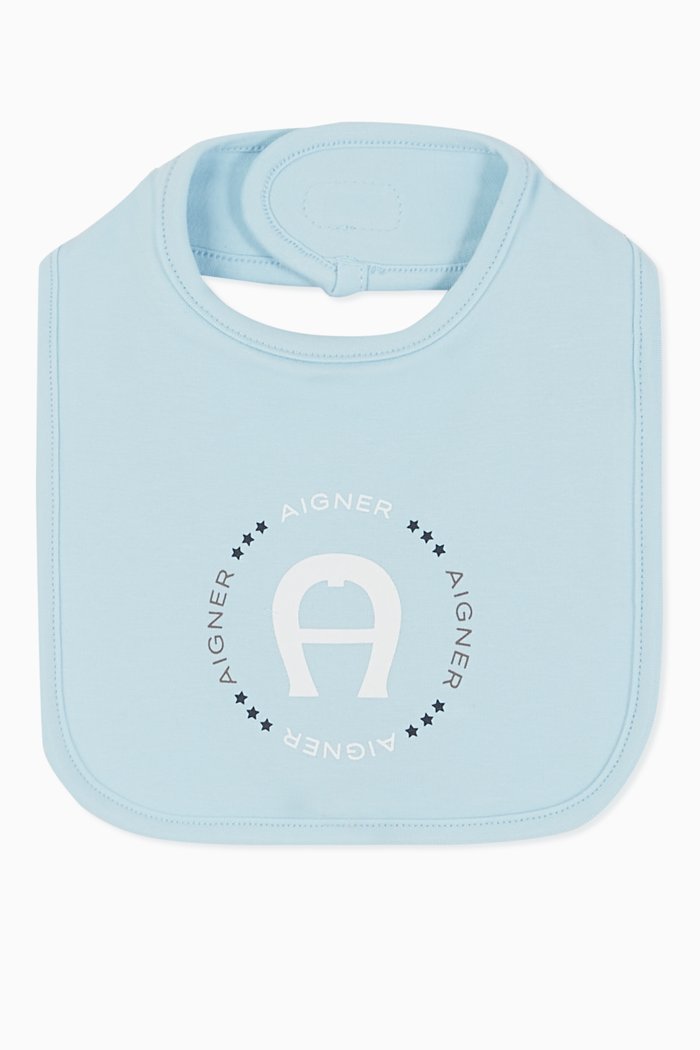 

Logo Pima Cotton Jersey Bib, Blue