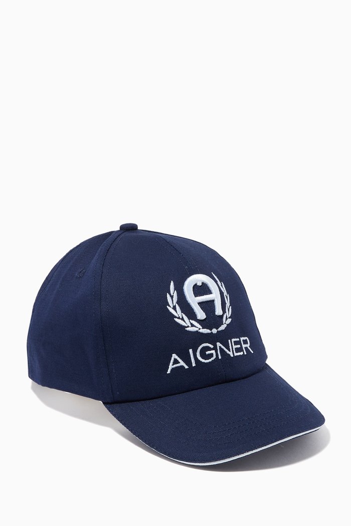 

Laurel Logo Cap in Cotton Twill, Black