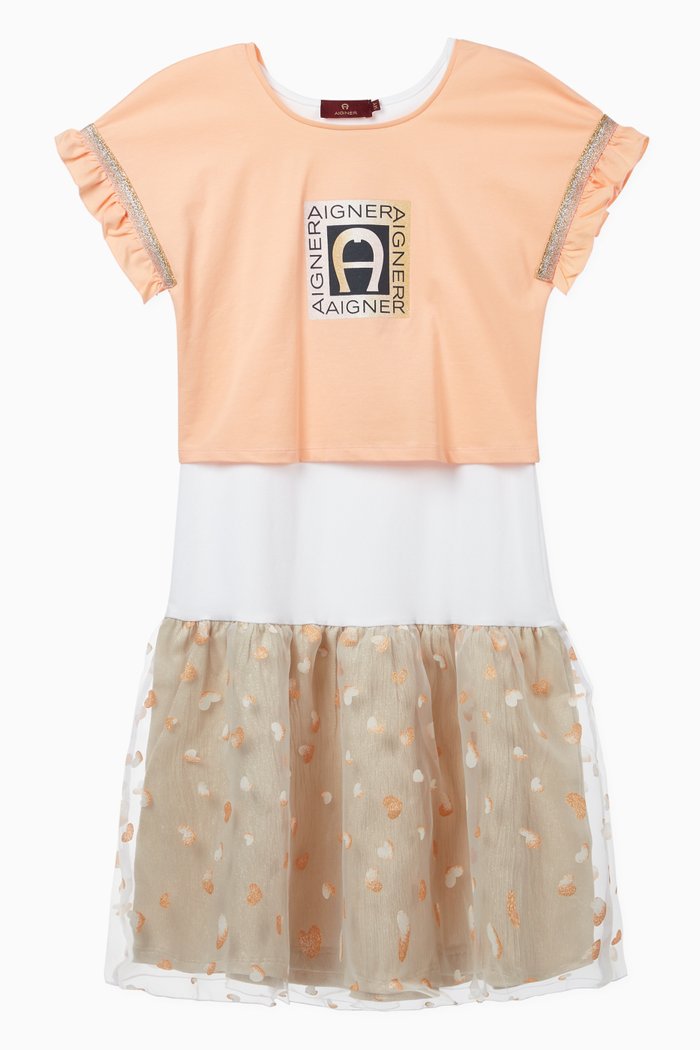 

Convertible 2-in-1 Dress in Cotton, Multicolour