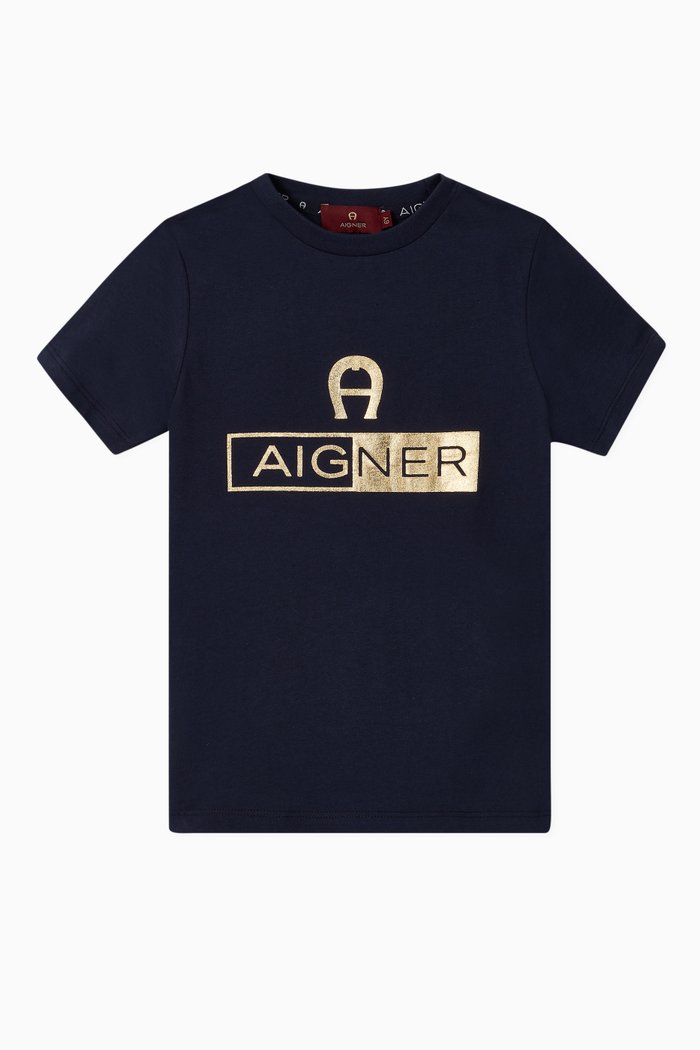 

Logo Cotton Jersey T-Shirt, Black