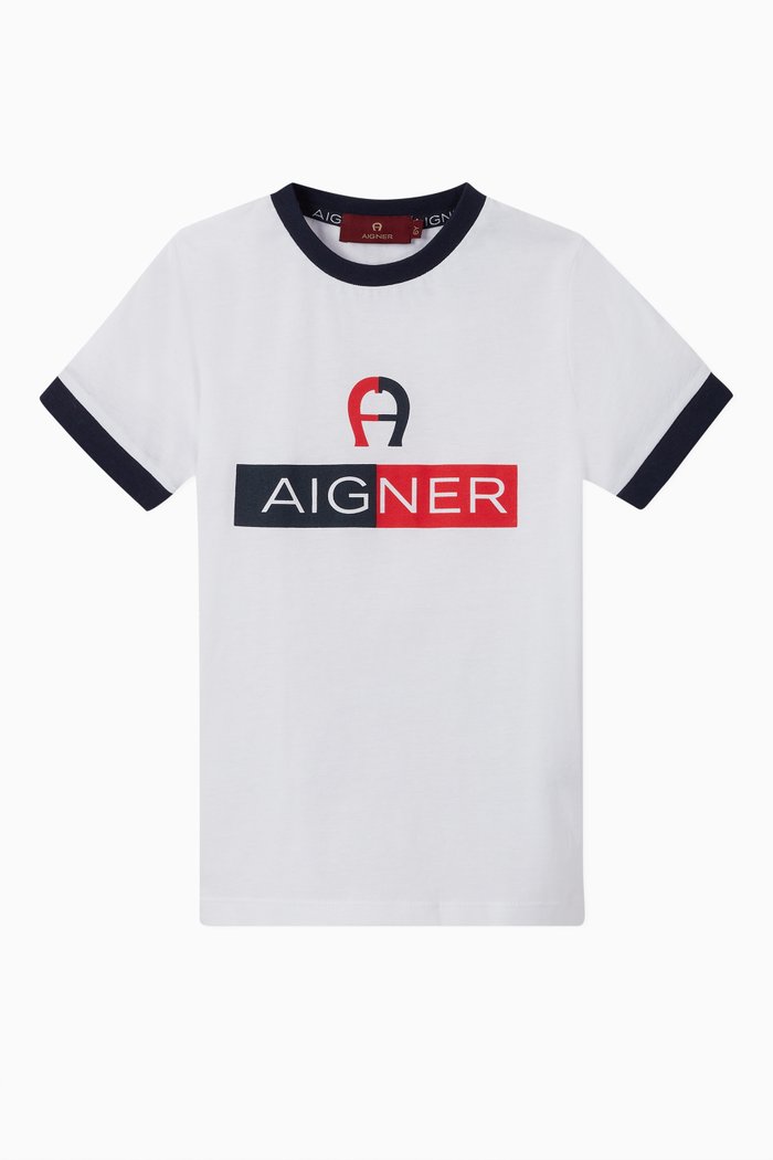

Logo Cotton T-Shirt, White