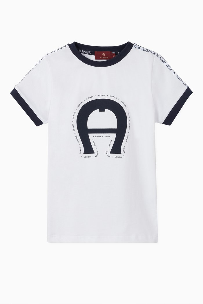 

Logo Cotton T-Shirt, White