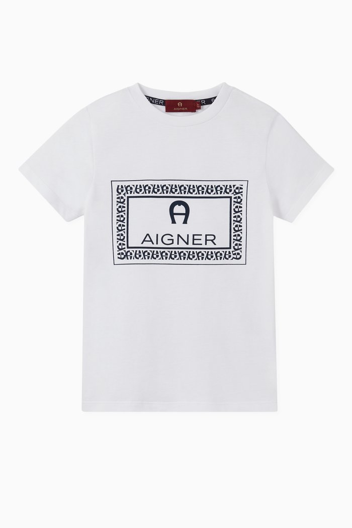 

Logo Cotton T-Shirt, White