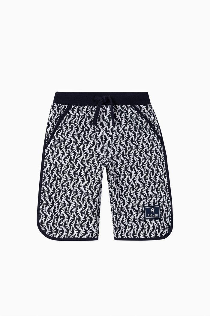 

Logo Cotton Jersey Shorts, Multicolour