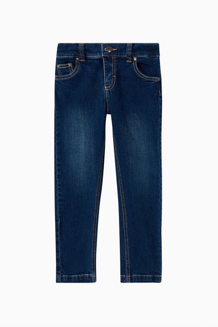 

Stretch Cotton Jeans, Blue