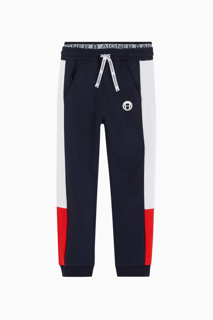 

Logo Cotton Jersey Sweatpants, Black