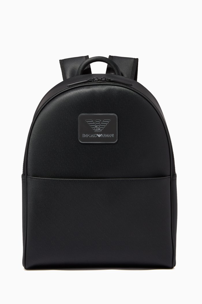

EA Eagle Backpack in Eco Leather, Black