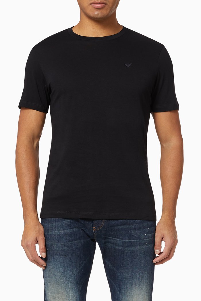 

EA Micro Eagle Supima Jersey T-Shirt, Blue