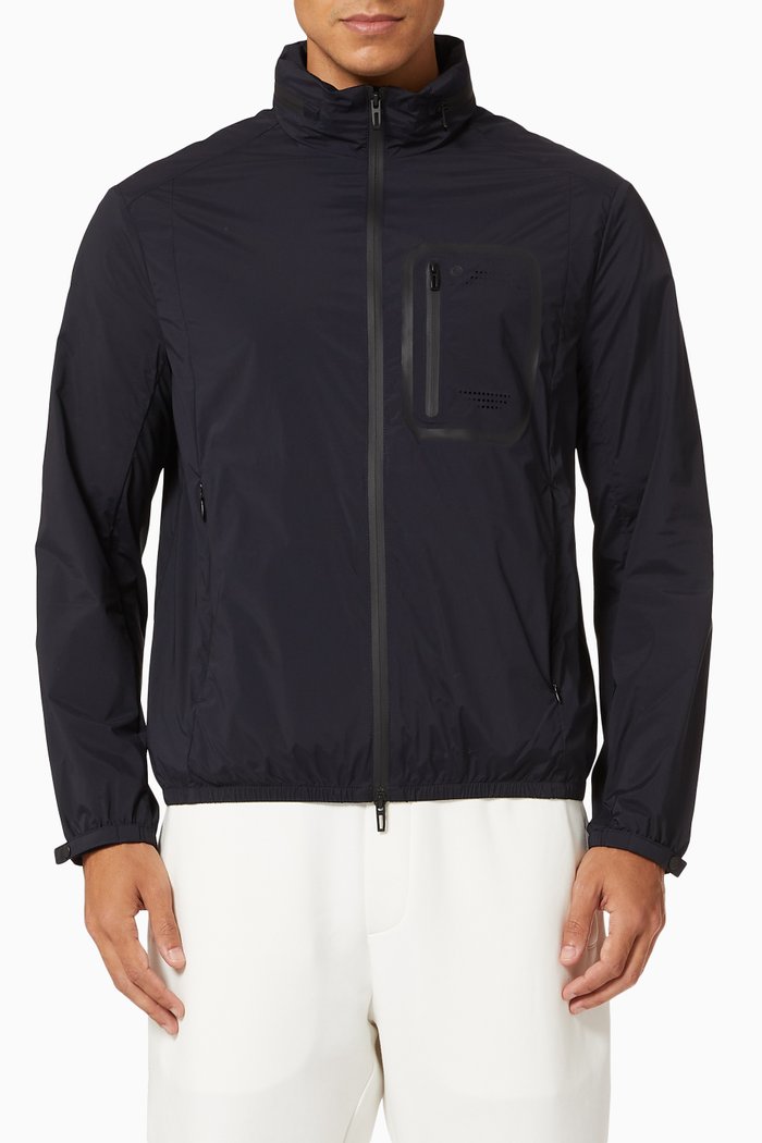 

Travel Essentials Nylon Jacket, Blue