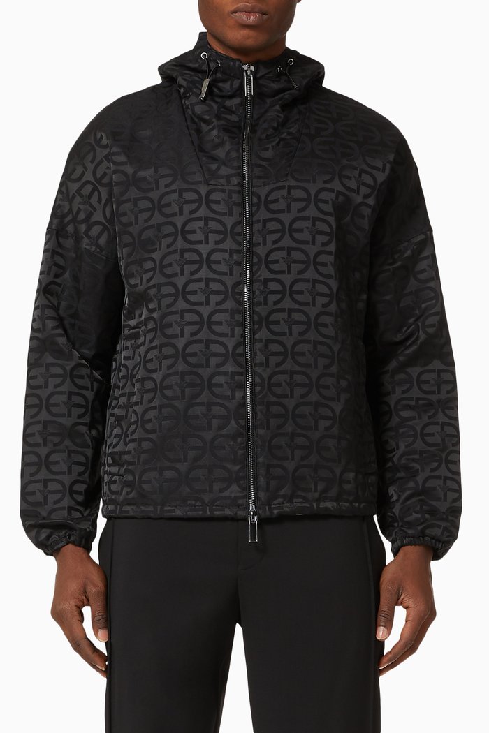 

Lightweight Motif Jacket, Black