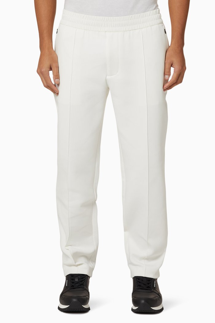 

Travel Capsule Jersey Joggers, White
