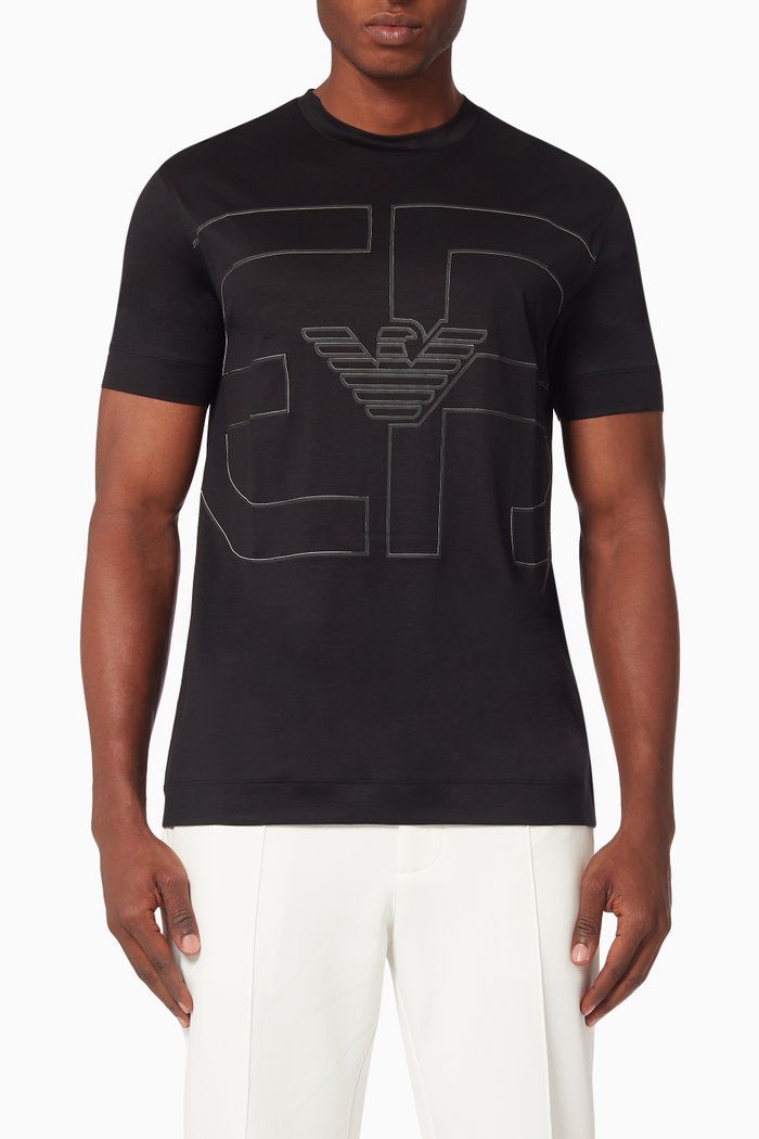

EA Macro Reacreate Logo Jersey T-Shirt, Black