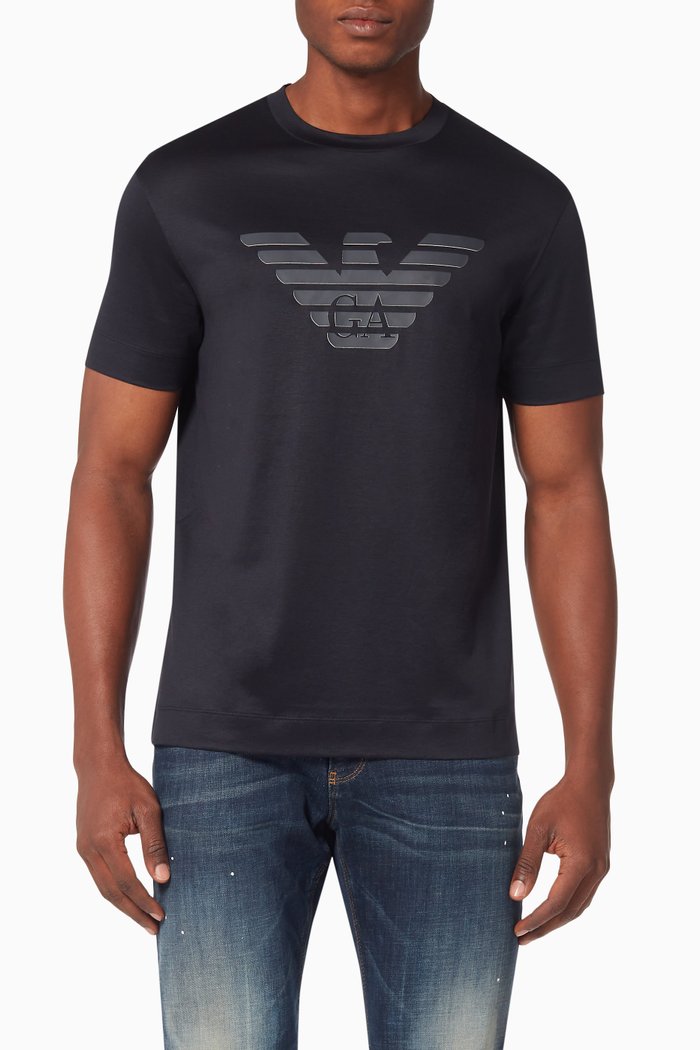 

EA Eagle Jersey T-Shirt, Blue