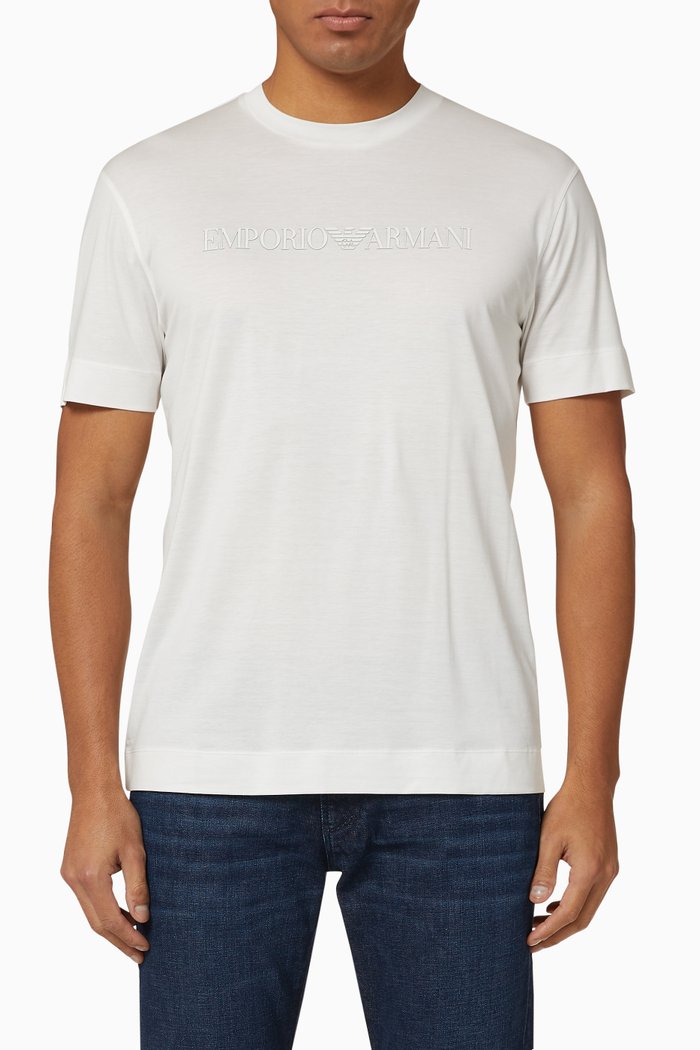 

EA Eagle Jersey T-Shirt, White