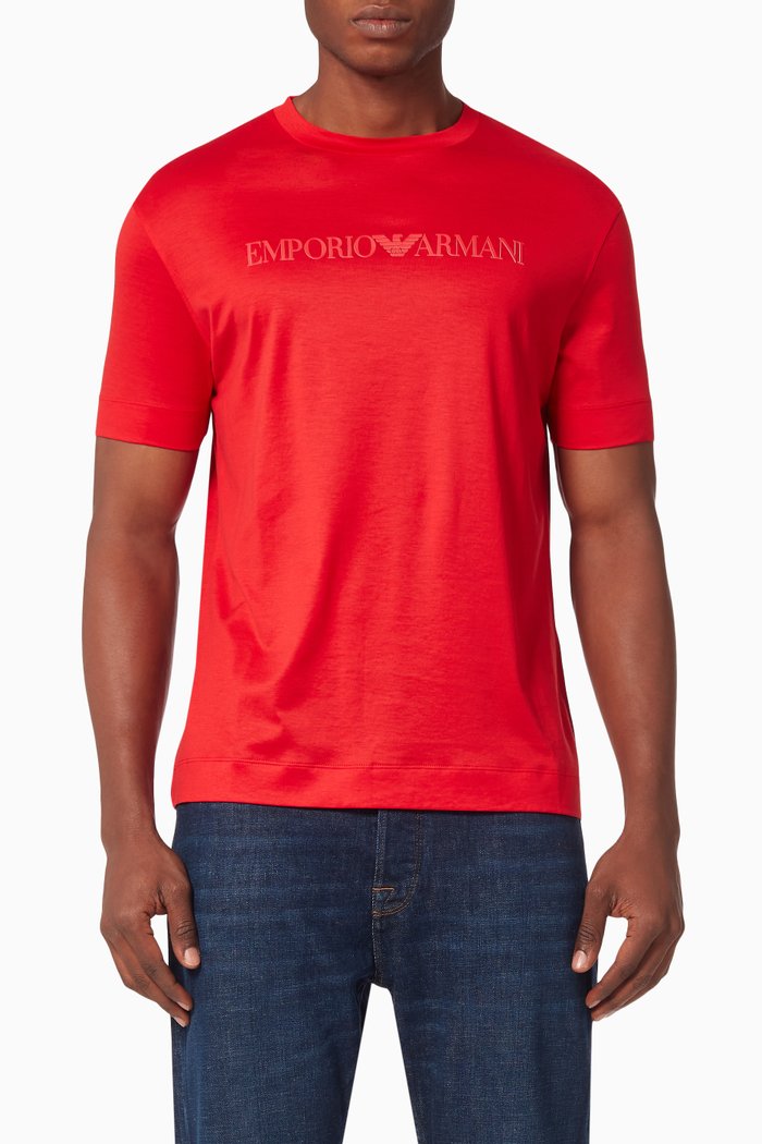 

EA Eagle Jersey T-Shirt, Red
