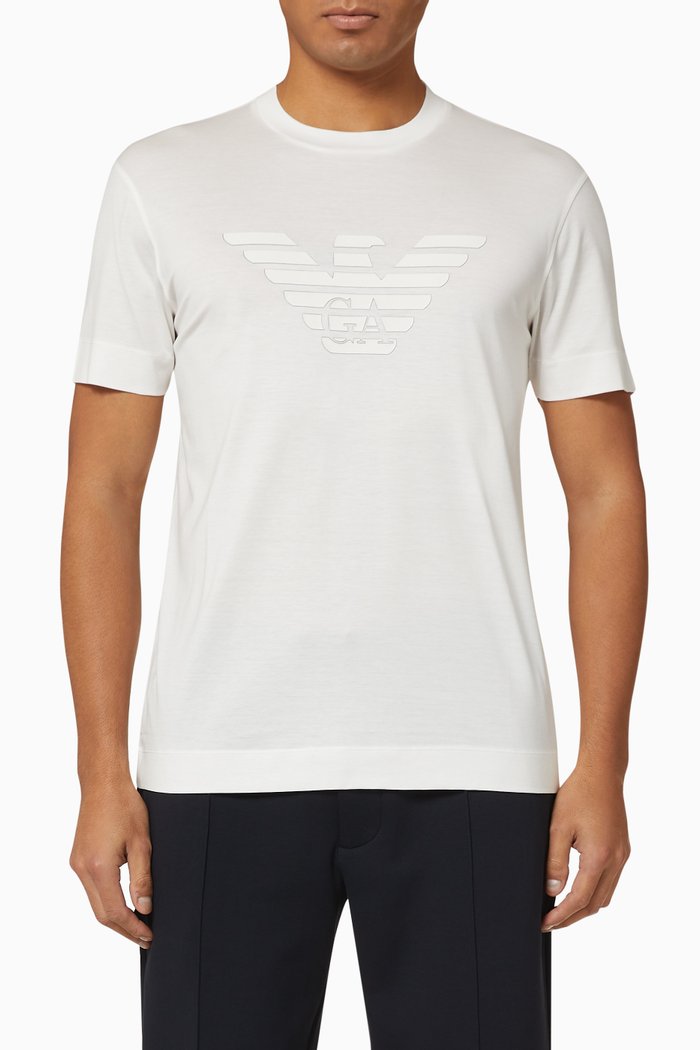 

EA Eagle Jersey T-Shirt, White