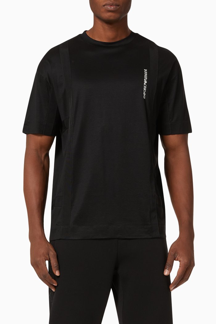 

EA Micro Logo Jersey T-shirt, Black