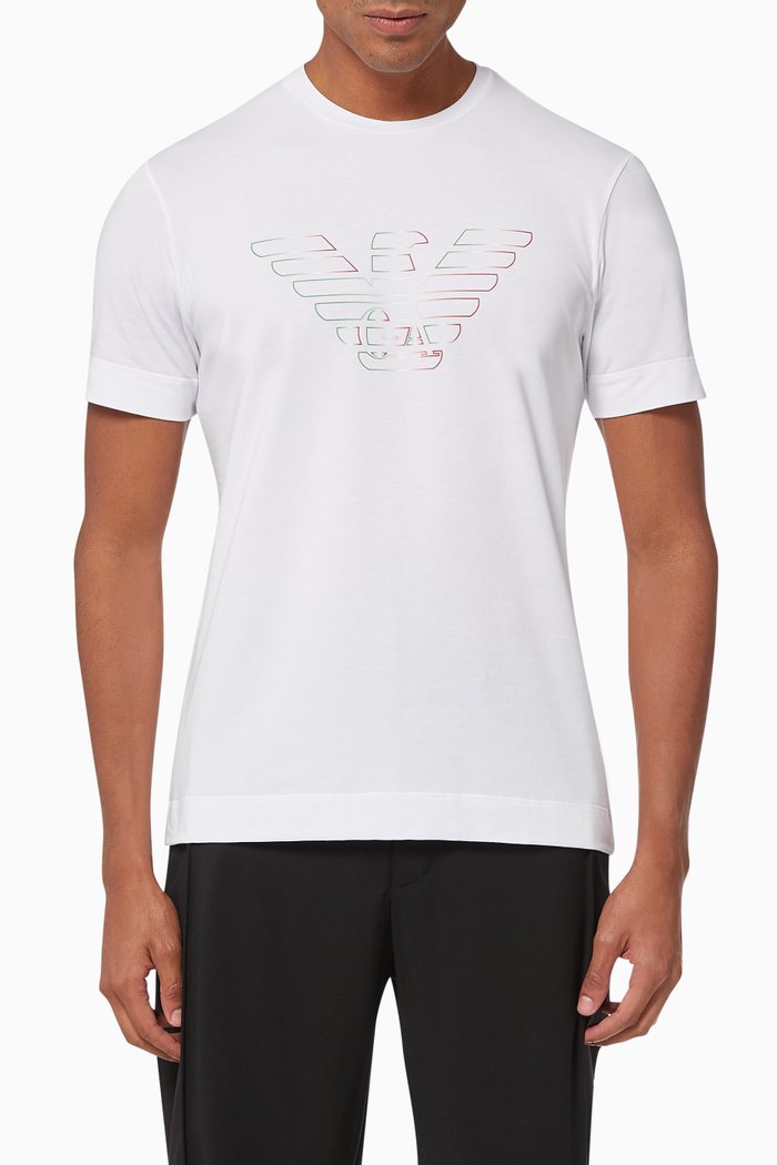 

EA Eagle Italy Jersey T-Shirt, White