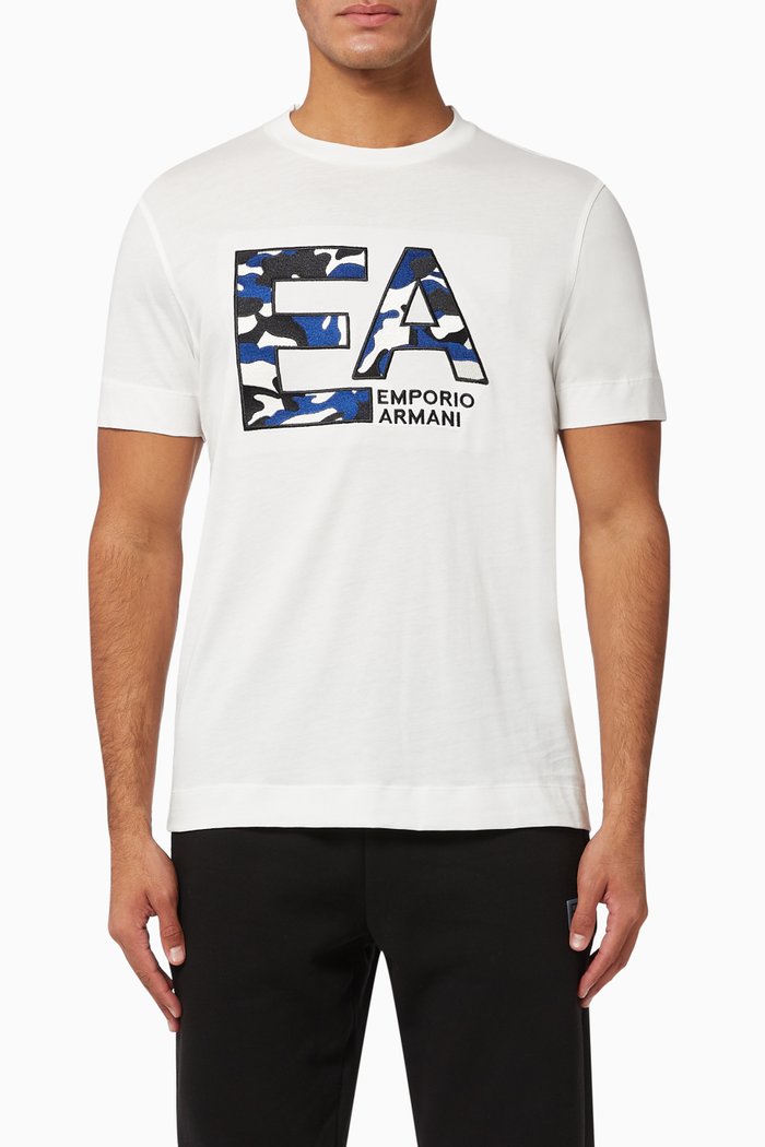 

EA Macro Camo Jersey T-Shirt, White