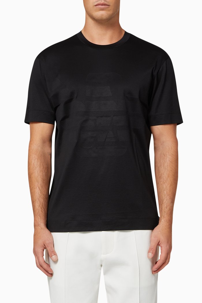 

EA Macro Eagle Jersey T-shirt, Black