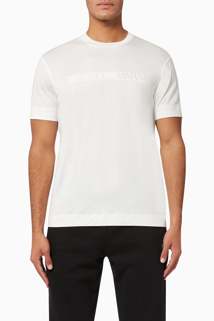 

EA Embroidery Jersey T-Shirt, White