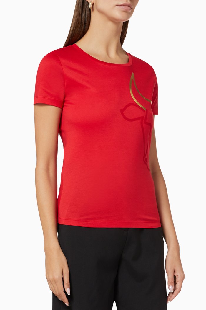 

Year of the Ox Jersey T-Shirt, Red
