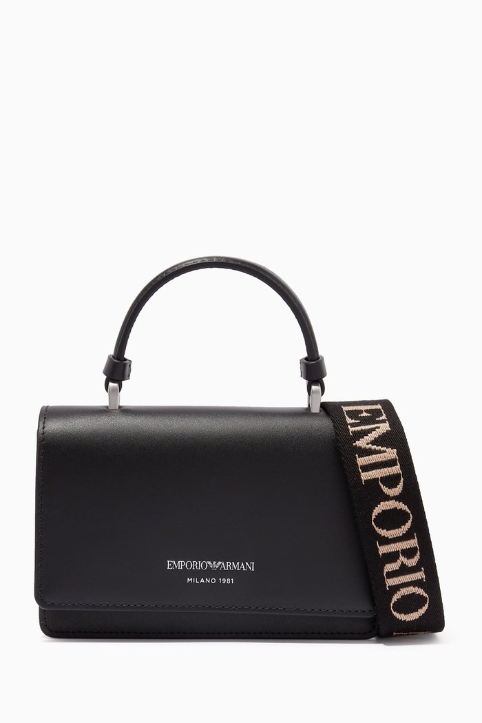 

Elle Crossbody Bag in Nappa Leather, Black