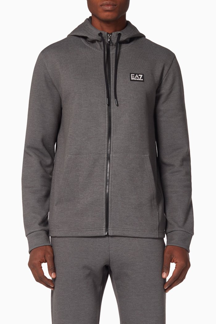 

EA7 Core Identity Hooded Sweatshirt, Grey