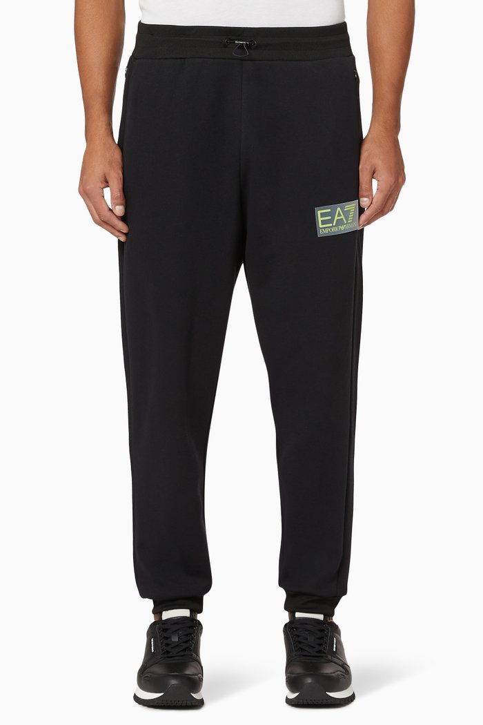 

EA7 Evolution Jersey Sweatpants, Black