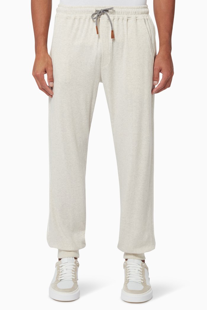 

Sweatpants in Japanese Fleece Jersey, Grey