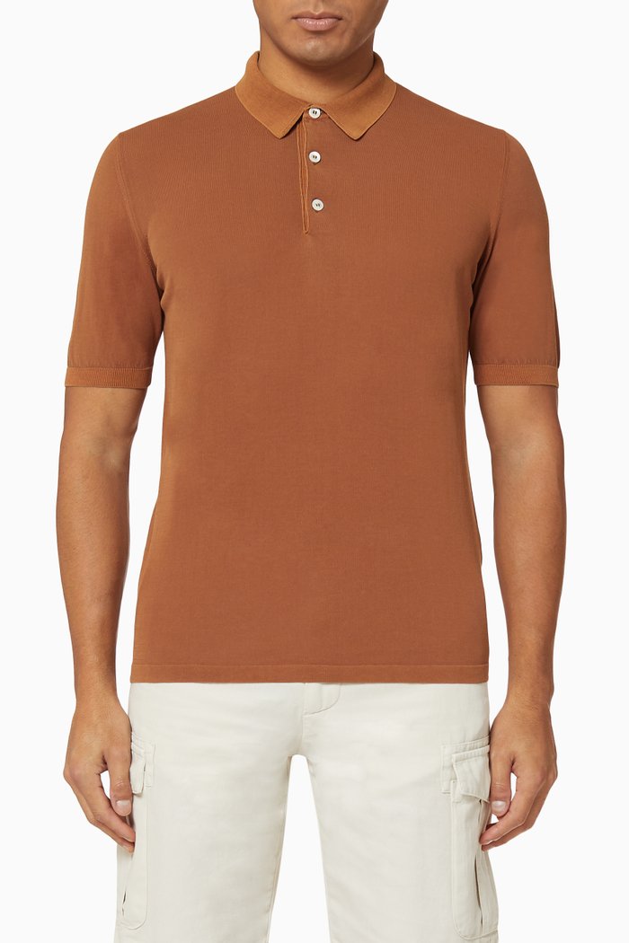 

High Twist Fresca Polo, Brown