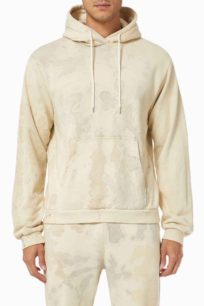 

Beach Fossil Tie-dye Hoodie in Cotton, Neutral