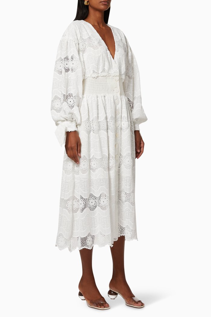 

Poppy Shirt Dress, White