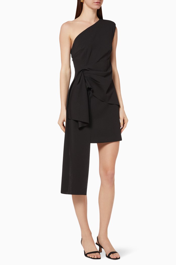 

Infuse Asymmetric Dress, Black