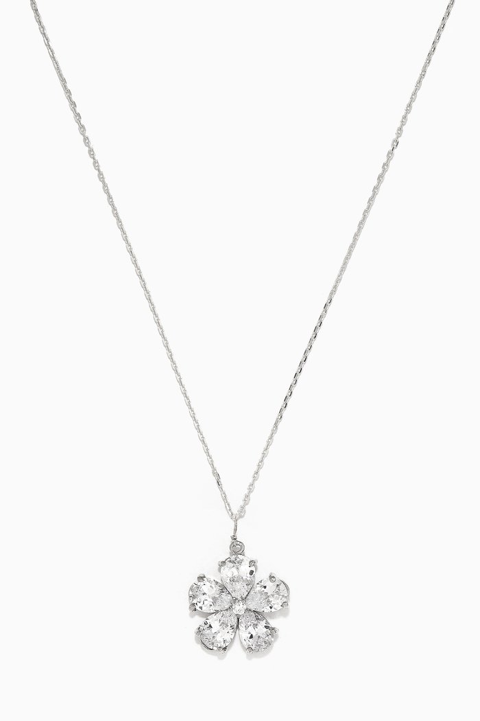 

Primrose Pendant Necklace, Silver