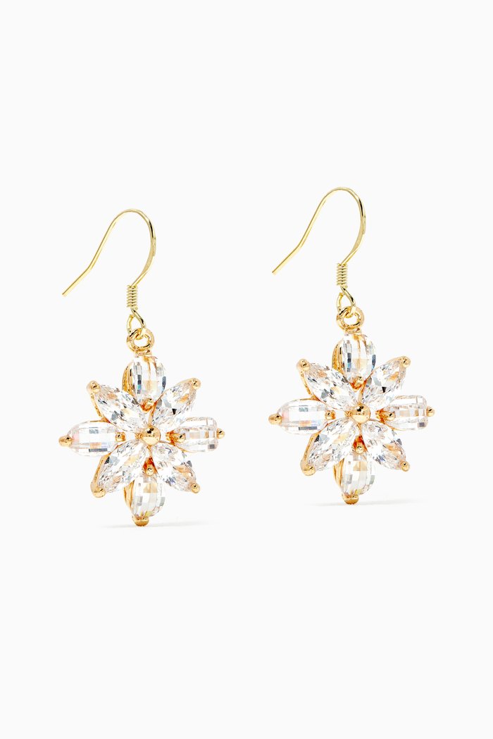 

Jasmine Dangle Earrings, Gold