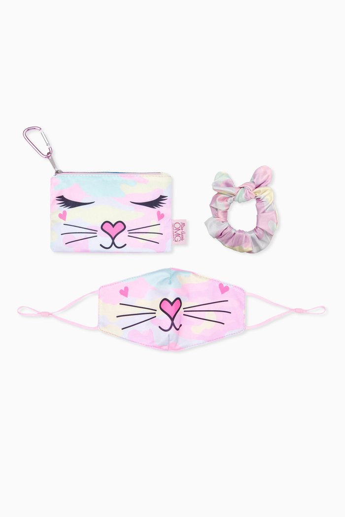 Miss Bella Kitty Camo Set, Set of 3, Pink