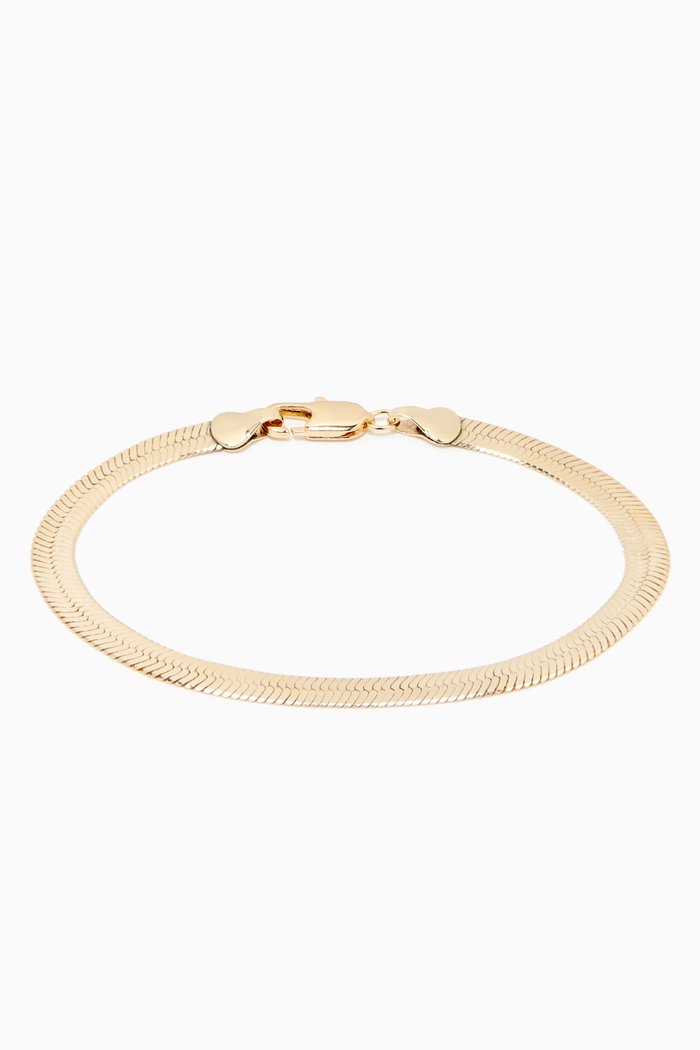 

Omega Bracelet in 14kt Gold Plating