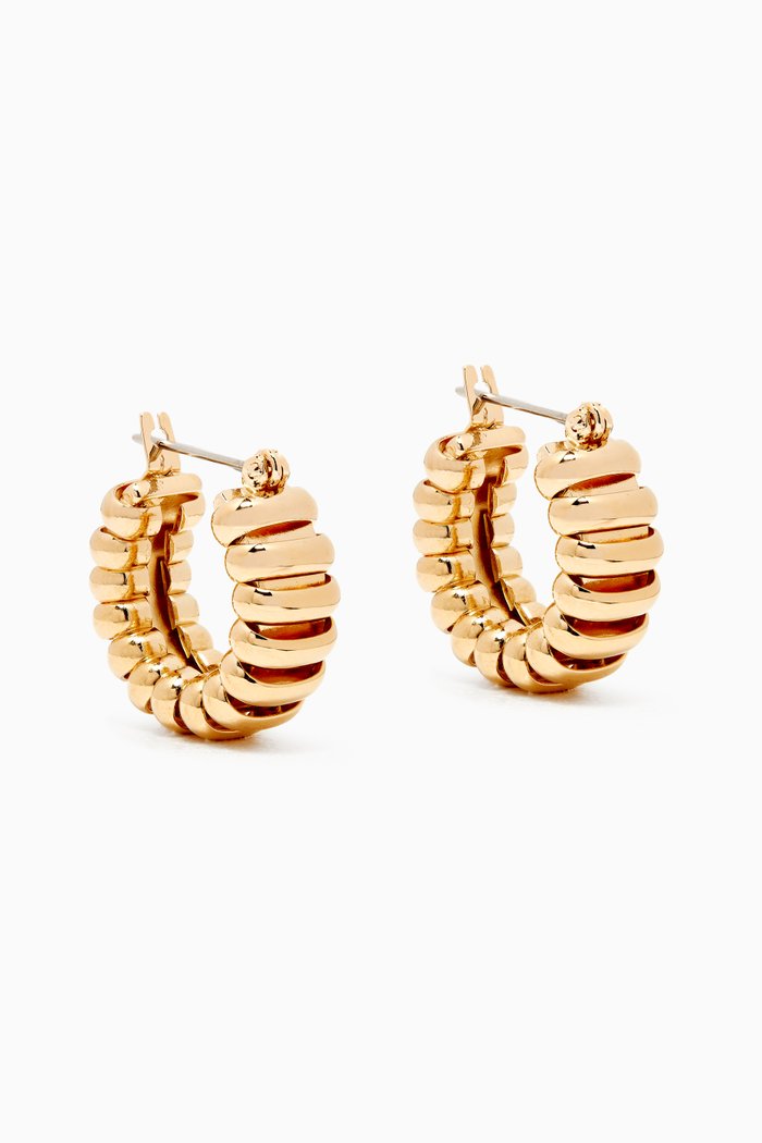 

Mini Camilla Hoop Earrings, Gold