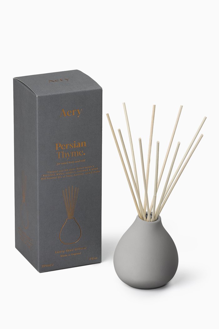 

Persian Thyme Reed Diffuser, 200ml, Grey