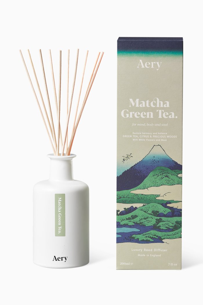 

Matcha Green Tea Reed Diffuser, 200ml, White