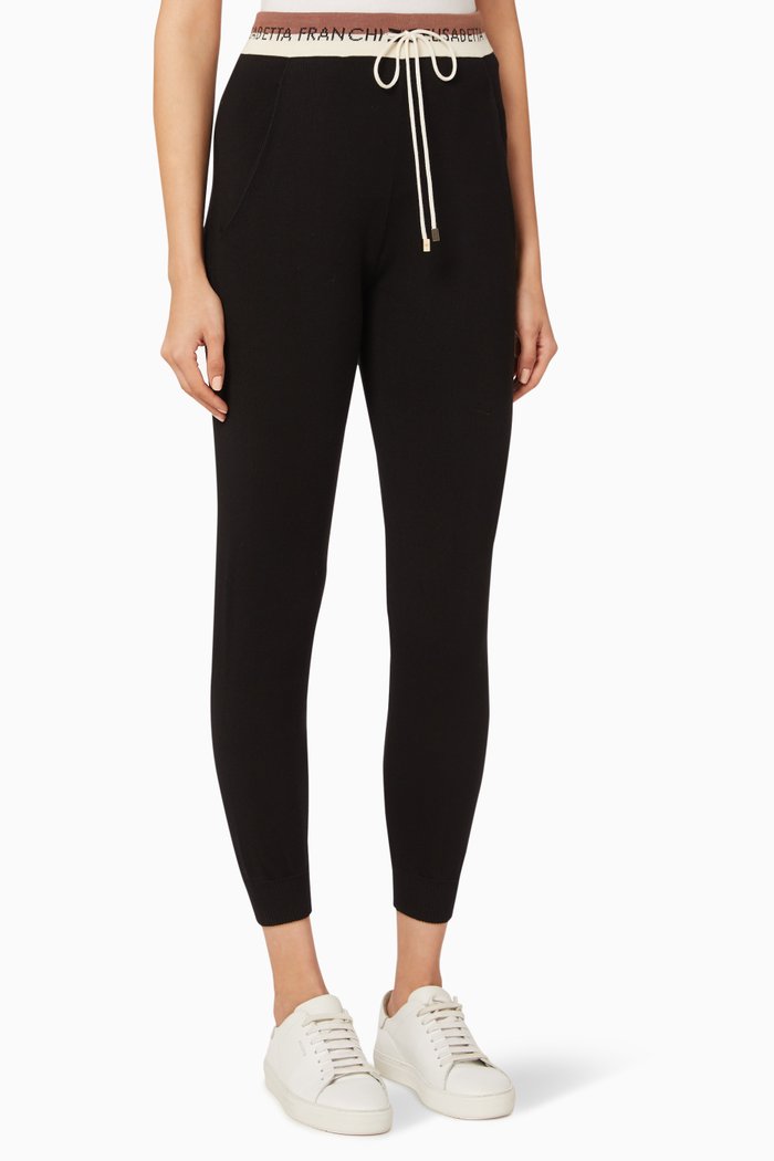 

Logo Knit Sweatpants, Black