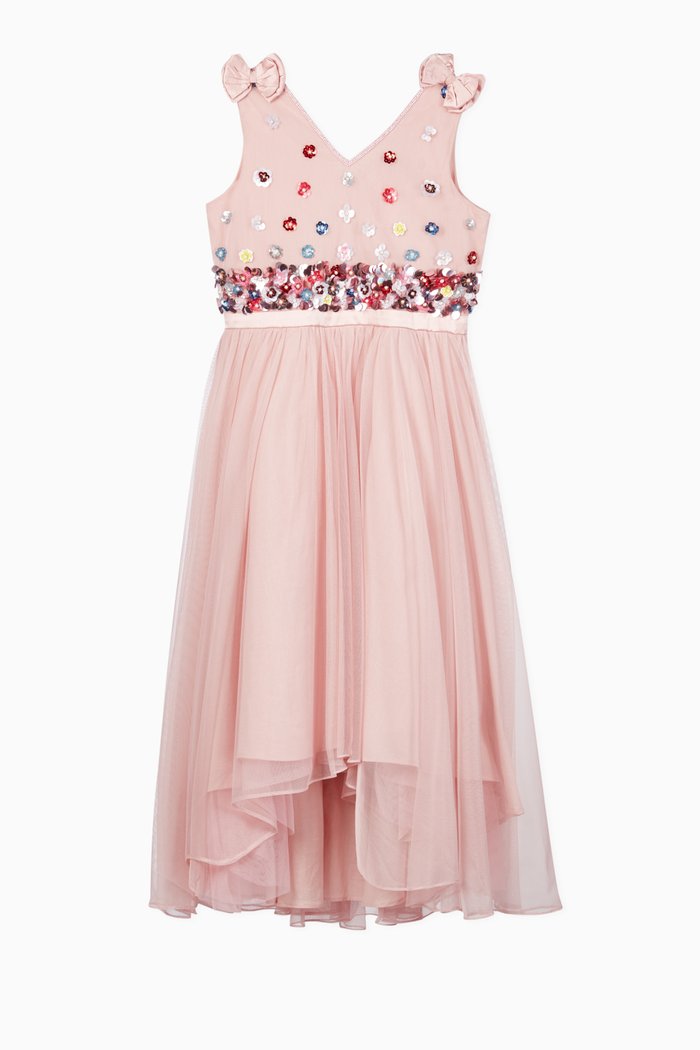 

Sequin Tulle Dress, Pink