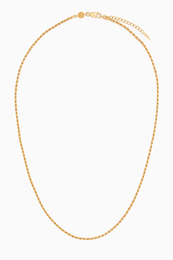 

Catena Chain Necklace in 18kt Gold-Plated Sterling Silver