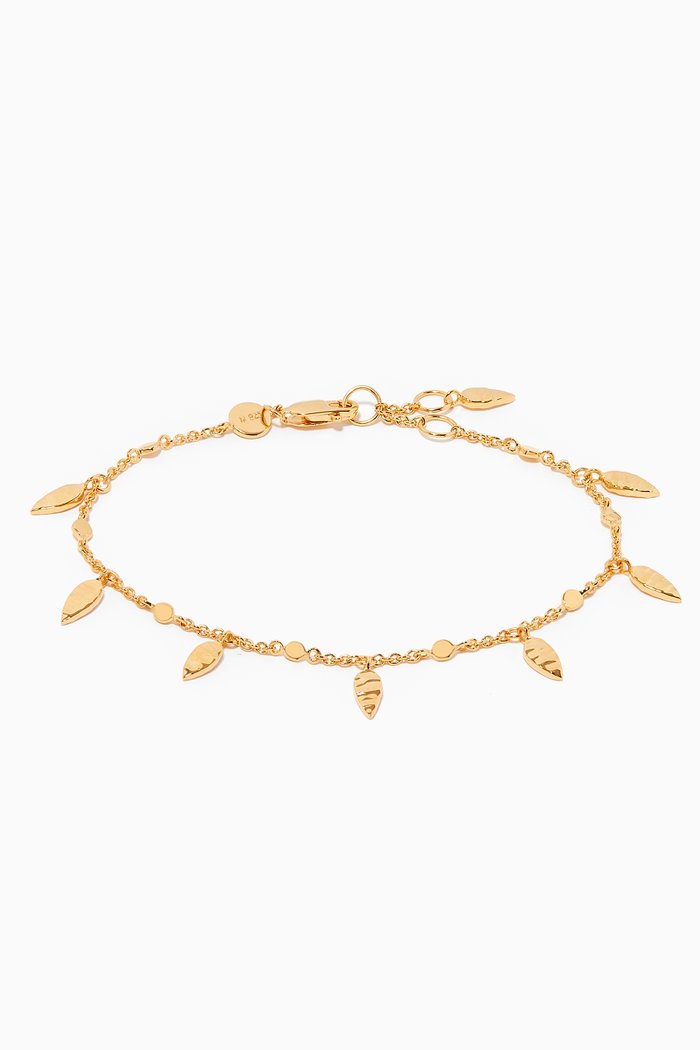 

Leaf Bracelet in 18kt Gold Vermeil on Sterling Silver
