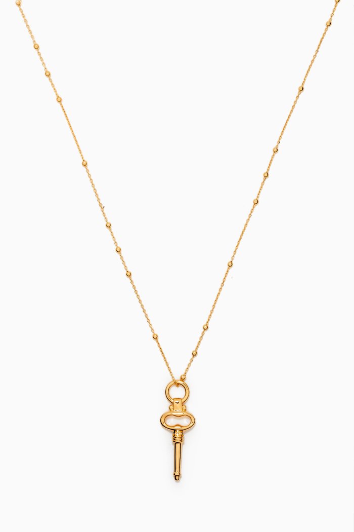 

Key Charm Necklace in 18kt Gold Vermeil on Sterling Silver