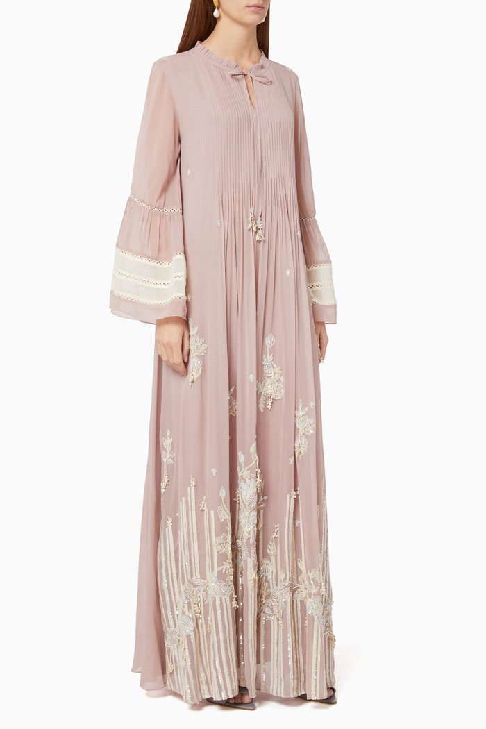 

Aquatic Stripe Kaftan, Purple